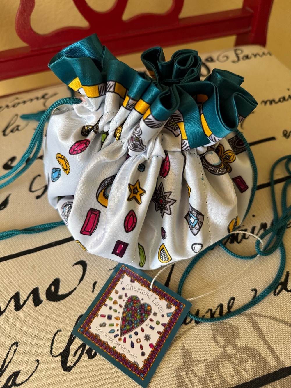 Brighton Charmed Life Draw String Jewelry Bag NEW